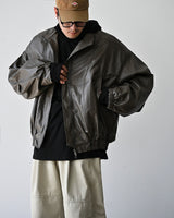 HVN CITY OVERSIZE LEATHER JACKET BB