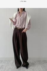 Amor Silky Loose Fit Shirt