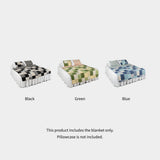 Patchwork Reversible Cotton Summer Blanket - L Size