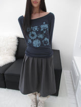 flower printing t