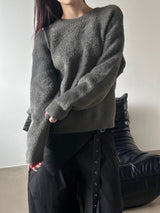 [Unisex] モヘアヘビーニット(2color)
