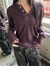 [Unisex] リラックスゴルジフードスリーブ(4color)