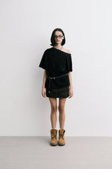 89 リヴェットTシャツ (black)