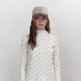 サンリットレタリングボールキャップ  (BEIGE/KHAKI)