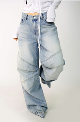 wing denim pants(2color)
