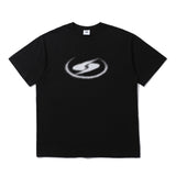 ピクセルエフェクトTシャツ ブラック
