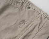 Lauren Roll-Up Cotton Shorts