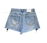 Dear Damage Denim Shorts