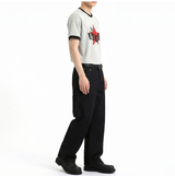 エッセンシャルスタンダード半袖リンガーTシャツ アンダースターメランジ