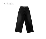 Deron Denim Washing Banding Snap Wide Pants