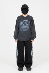 Rhode in Black Washed Long Sleeve T-Shirt