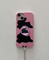 [MADE] drawing black rabbit [hard case] 4color