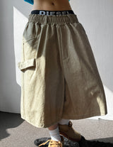 Hotstern Sun Embroidered Cotton Bermuda Shorts 3color