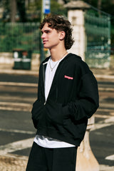 TEMPUS PATCH STANDARD HOOD ZIP-UP [BLACK]