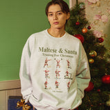 トレーニングフォークリスマススウェット