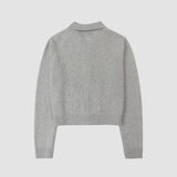 [MADE] トリーカラー ニット ジップアップ