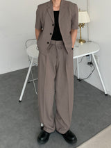 String Two-tuck Summer Slacks