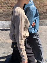 [MADE] Quire ribbed square tee