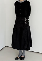 ファンシーバックルラップスカート