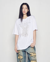 25FW ガーデンファジーラビット半袖Tシャツ