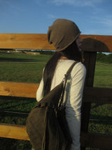 back shirring beanie