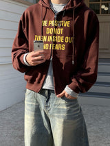 Positive Two-Way Hood Zip-Up (3colors)