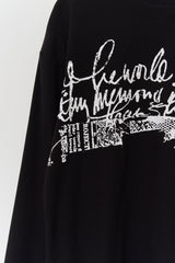 (W)グラフィックスプリントロングスリーブ