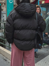 Ruel unbalanced hood padding