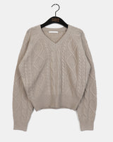 Rubot Twisted Fisher V-Neck Knitwear