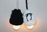 black soft ribbon light