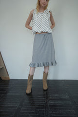 Aile frill skirt_gray
