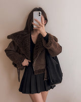 May suede shearling Jacket