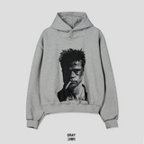 [Unisex] Crop printing hood t-shirts(3color)