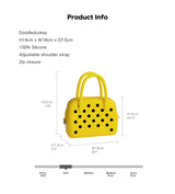 Silicone Polka Dot Bag Red
