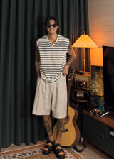 Cool Linen Bermuda Wide Shorts 4COLOR