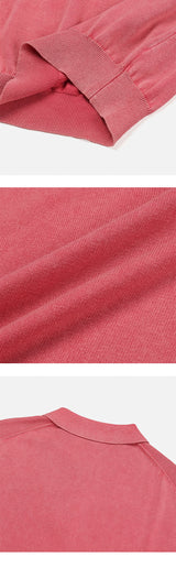 [S/S] ピグメントカラハーフニットTシャツ(5color)