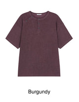 フェルダー ダブル ヘンリーネック ショートスリーブ Tシャツ