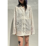 LACE COMBI SHIRT
