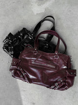 Motor Leather Shoulder Bag