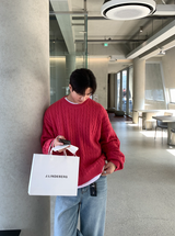 Glife Semi Overfit Round Knit