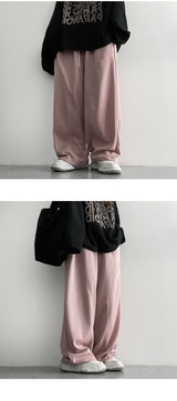 Burnlet incision wide banding pants (7 colors)