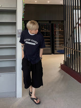 Terry Cargo Sweat String Half Pants 3C