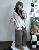 ストリング🩶ピグメントトラックロングパンツ 🩶🤎🖤3カラー