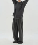 [fiebre] classic wool wide slacks