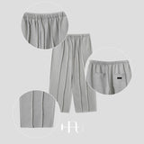 [HFORUS MADE] コルンカットオフスウェットパンツ イン ホワイト
