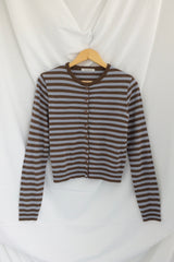 Cozy Striped Cardigan