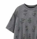 Triple Damage Layered Short Sleeve T-shirt