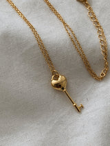 Knock heart key Necklace