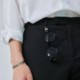 2way hidden extend bootcut slacks black