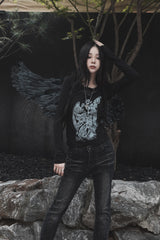 コエグジスタンス グラフィック レタリング Tシャツ (black)